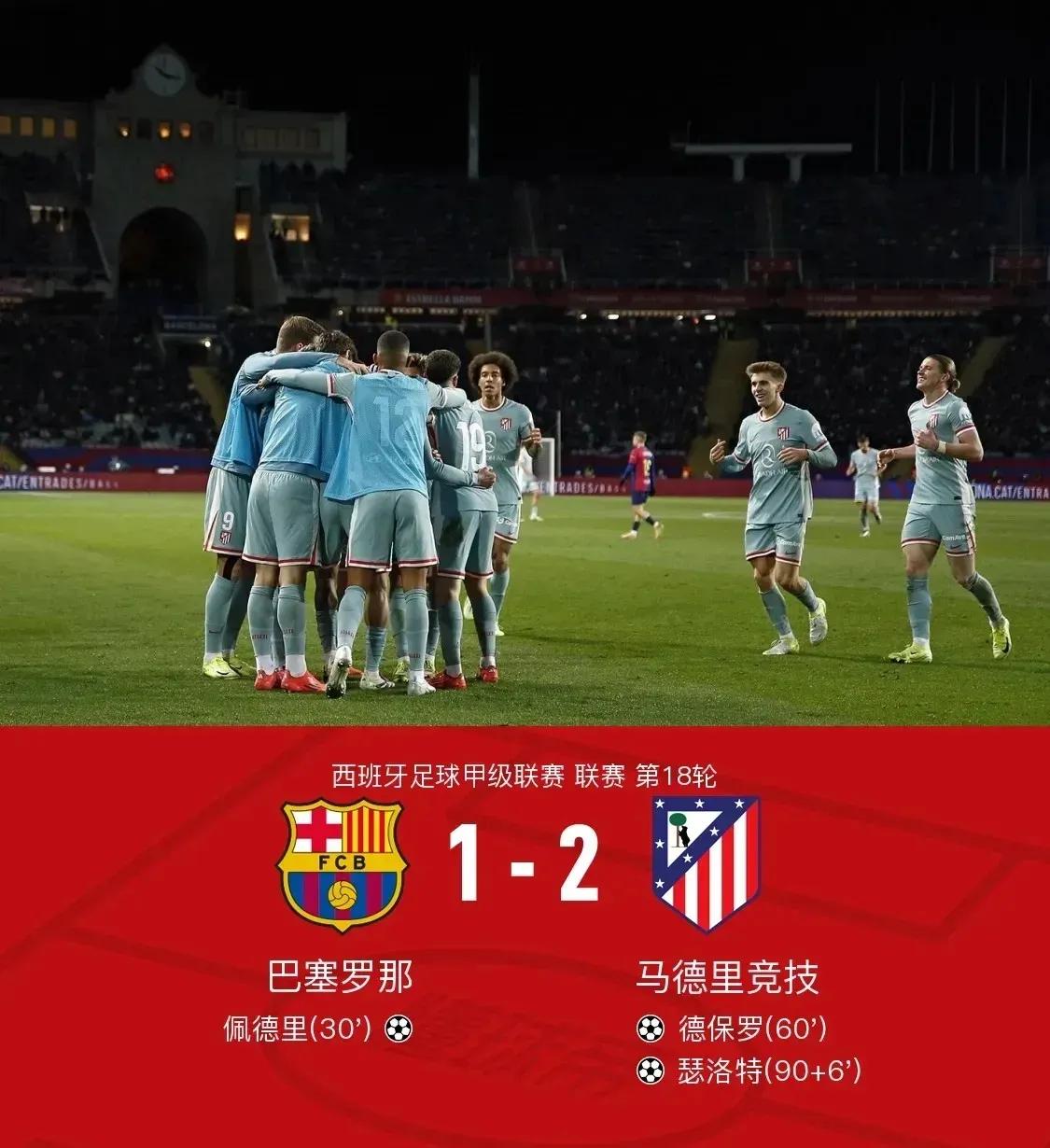 巴萨主场告负，连败收官遭遇尴尬