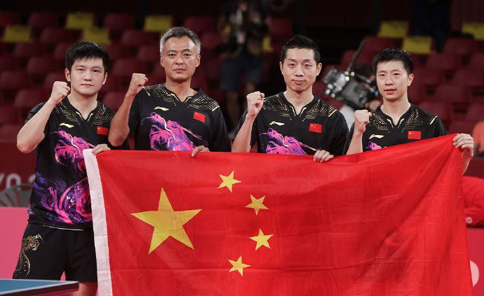 中国队鏖战德国队，许昕带队取胜